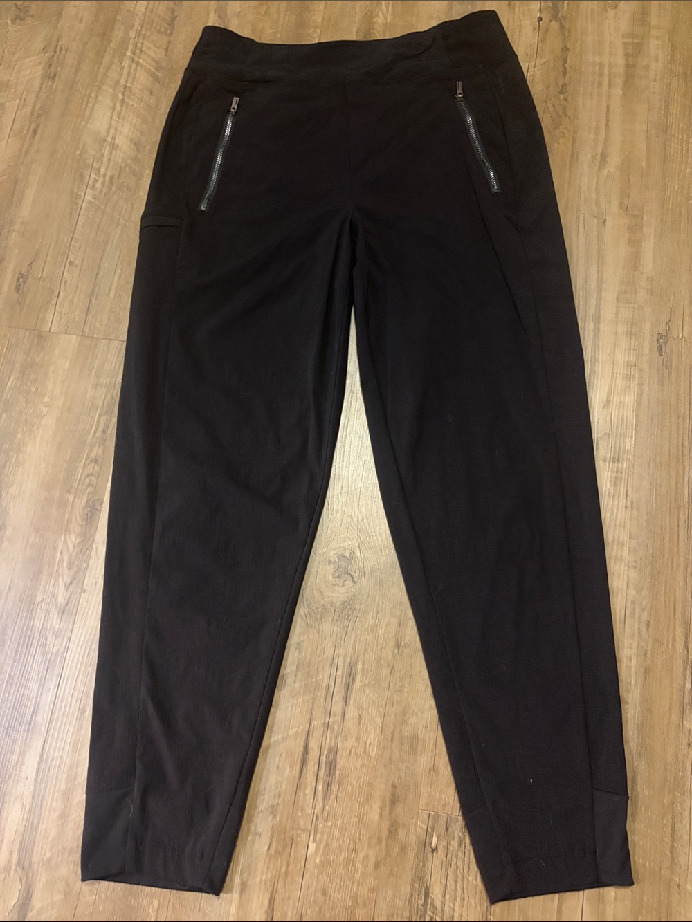 Athleta Black Zip-Pocket Joggers